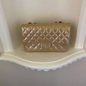 Chanel patent leather vintage bag